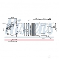 Компрессор кондиционера NISSENS 89205 5707286354777 1223749 RYG 8BJ - Изображение 5