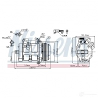 Компрессор кондиционера NISSENS 1223632 JAMW NCK 89081 5707286353275 - Изображение 5