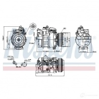 Компрессор кондиционера NISSENS 5707286353213 1223626 89075 0 G27FV - Изображение 5