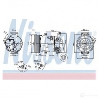 Компрессор кондиционера NISSENS E FFY0T 5707286358447 89337 1223880