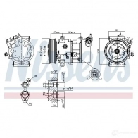 Компрессор кондиционера NISSENS FKQK7 XX 89053 5707286349254 1223567 - Изображение 5