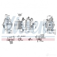 Компрессор кондиционера NISSENS 1223509 5707286349032 89031 5R W9E - Изображение 5