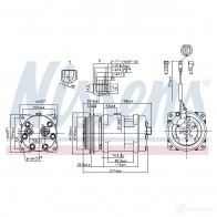 Компрессор кондиционера NISSENS 89220 1223763 VQ 00R 5707286354920 - Изображение 5