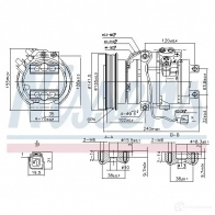 Компрессор кондиционера NISSENS 890017 5707286388543 1223332 QV9 AG - Изображение 5