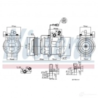 Компрессор кондиционера NISSENS 5707286354128 89166 1223710 P ARL5DG - Изображение 5