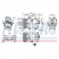 Компрессор кондиционера NISSENS 89317 5707286358249 2WWEOV N 1223860 - Изображение 5