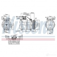 Компрессор кондиционера NISSENS 89699 1214118002 EY5X TTM 5707286452756 - Изображение 6