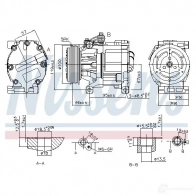 Компрессор кондиционера NISSENS 5707286359093 MON5C K 1223942 89405 - Изображение 8