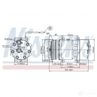 Компрессор кондиционера NISSENS 5707286353664 H 9Q8DW 1223670 89125 - Изображение 5