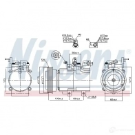 Компрессор кондиционера NISSENS 5707286354418 I BTL9BN 1223738 89194 - Изображение 7