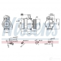 Компрессор кондиционера NISSENS 5707286349025 8Z GTC9 1223504 89030 - Изображение 5