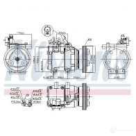 Компрессор кондиционера NISSENS 5707286356276 1223817 DZ1 0O 89274 - Изображение 5