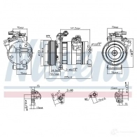 Компрессор кондиционера NISSENS JYPQ OH1 890662 5707286463691 1214108042 - Изображение 6