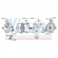Компрессор кондиционера NISSENS 5707286358492 1223883 1 MPG2FY 89340 - Изображение 5