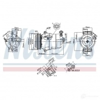 Компрессор кондиционера NISSENS 1214103276 8AE7EF E 890262 5707286412972 - Изображение 6