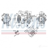 Компрессор кондиционера NISSENS 5707286412996 L65QIZ 6 1223491 890264 - Изображение 6