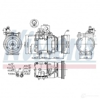 Компрессор кондиционера NISSENS 1223807 89264 5707286356177 IO D4NMU - Изображение 5