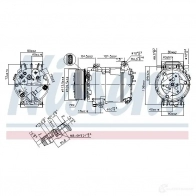 Компрессор кондиционера NISSENS 89481 ATA 9PP3 1214117034 5707286365650 - Изображение 7
