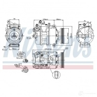 Компрессор кондиционера NISSENS 5707286348950 1Q 88583 89023 1223471 - Изображение 5