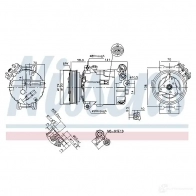 Компрессор кондиционера NISSENS DB3ZM V 89343 5707286358522 1223886 - Изображение 5
