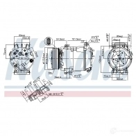 Компрессор кондиционера NISSENS K L3TJ 1223912 89369 5707286358799 - Изображение 7