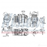 Компрессор кондиционера NISSENS 89595 1224021 70X ZZW 5707286383500 - Изображение 5