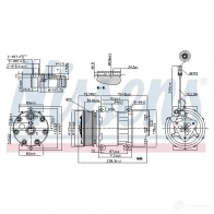 Компрессор кондиционера NISSENS 09 BX5 1223973 89473 5707286365582 - Изображение 5
