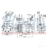 Компрессор кондиционера NISSENS 5F6 E77 89468 1223969 5707286365537 - Изображение 5