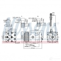 Компрессор кондиционера NISSENS 1223972 5707286365575 1IKRBY O 89472 - Изображение 5