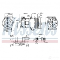 Компрессор кондиционера NISSENS 89348 OX6 KV 5707286358577 1223891 - Изображение 6