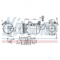 Компрессор кондиционера NISSENS 89592 5707286369665 GV2XBA 5 1224019 - Изображение 5