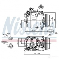 Компрессор кондиционера NISSENS 5707286354463 89199 NP QCL 1223743 - Изображение 5