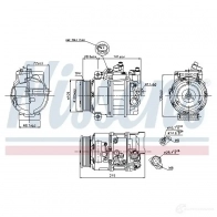 Компрессор кондиционера NISSENS 89520 1223991 QG9 L7 5707286367210 - Изображение 5