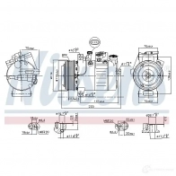 Компрессор кондиционера NISSENS 1214100602 5707286403253 8C I8E 890115 - Изображение 7