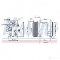 Компрессор кондиционера NISSENS H U5FGCE 1223616 5707286349384 89065 - Изображение 5