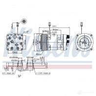 Компрессор кондиционера NISSENS 89410 5707286359109 1223943 JFUVB 5 - Изображение 5