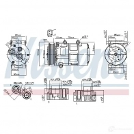 Компрессор кондиционера NISSENS 7T 7R8H 89326 5707286358331 1223869 - Изображение 6