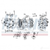 Компрессор кондиционера NISSENS 89362 16A T9 1223905 5707286358720 - Изображение 6