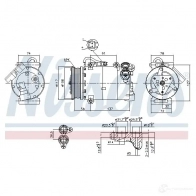 Компрессор кондиционера NISSENS 890040 5707286380349 1223351 A 9XOM7D - Изображение 7