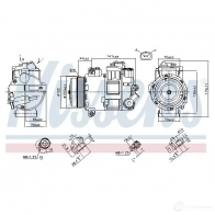 Компрессор кондиционера NISSENS 5707286437937 890412 US 7BEO 1417928885 - Изображение 6