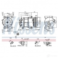 Компрессор кондиционера NISSENS 1223460 890211 DMZ23 F 5707286403567 - Изображение 6