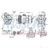 Компрессор кондиционера NISSENS 0G7V KA 890698 1437705825