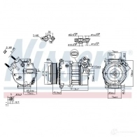 Компрессор кондиционера NISSENS 890617 1223607 5707286439764 DG6KS P - Изображение 7