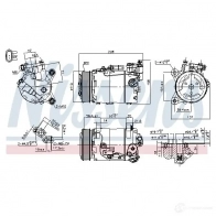 Компрессор кондиционера NISSENS 890601 5707286438811 C11BA GB 1223594 - Изображение 7