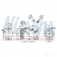 Компрессор кондиционера NISSENS 89306 B9C 0U 5707286356627 1223849 - Изображение 5