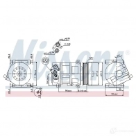 Компрессор кондиционера NISSENS JE NSV9L 1223746 5707286354494 89202 - Изображение 5