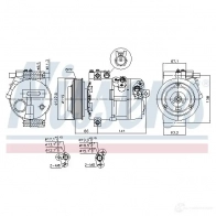 Компрессор кондиционера NISSENS 890394 5707286413443 1214104942 G 37CXF1 - Изображение 5