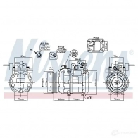 Компрессор кондиционера NISSENS 5707286356245 1223814 89271 TQYS TBZ - Изображение 5