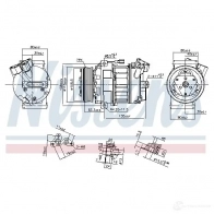 Компрессор кондиционера NISSENS 5707286413047 1R JFQ 1223494 890269 - Изображение 7