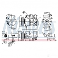 Компрессор кондиционера NISSENS 890766 Q ULQO 1437697790 - Изображение 7
